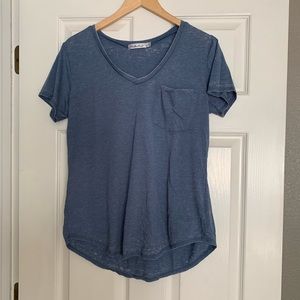 Cute blue casual T